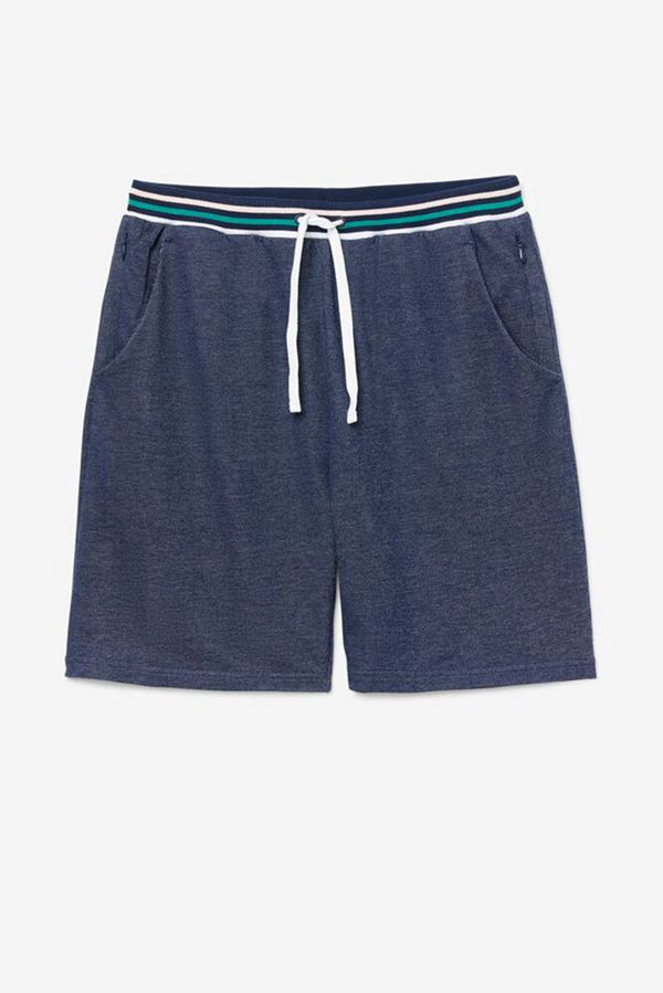 Fila Foracker Drawstring Men's Shorts - Navy/White/Green,NZ 812-49860